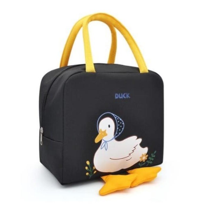 69L0 Lunch Bag Duck / Tas Bekal Motif Bebek Tahan Panas Dan Dingin