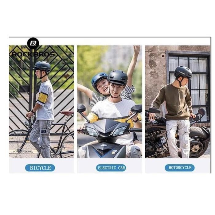 Paling Baik Helm Rockbros Urban City Helm Sepeda Dahon Brompton Sepeda Lipat Motor Termurah