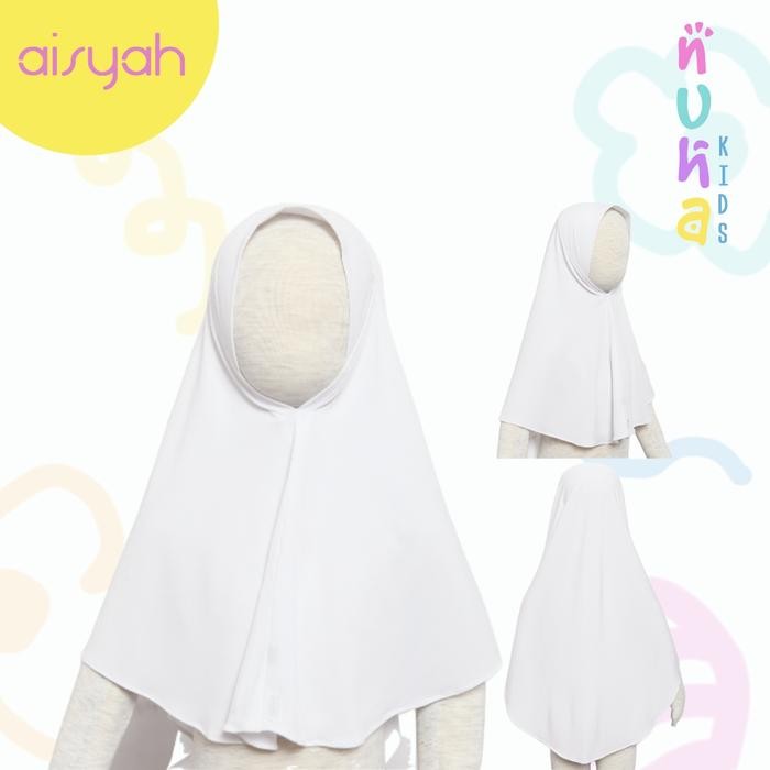 (Expert) Hijab Anak Sekolah Instan Putih Jilbab Jersey Kerudung TK SD Premium