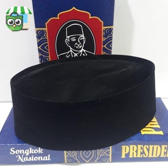(Expert) songkok hitam president nasionalsongkok hitam polos