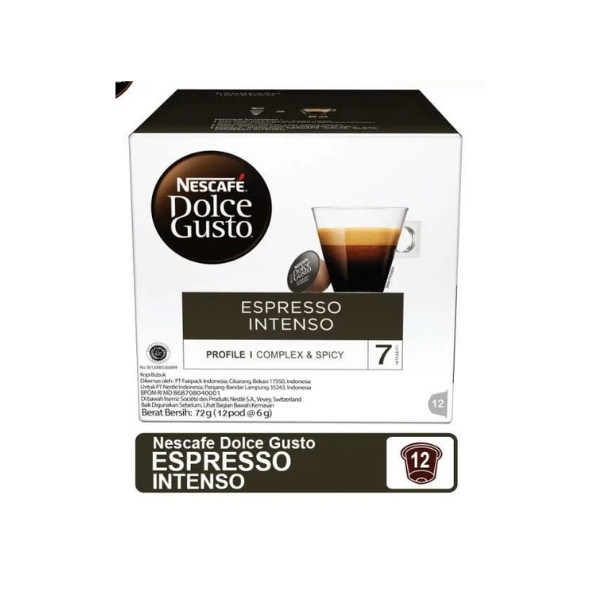 

NESCAFE DOLCE GUSTO ESPRESSO INTENSO 12'S