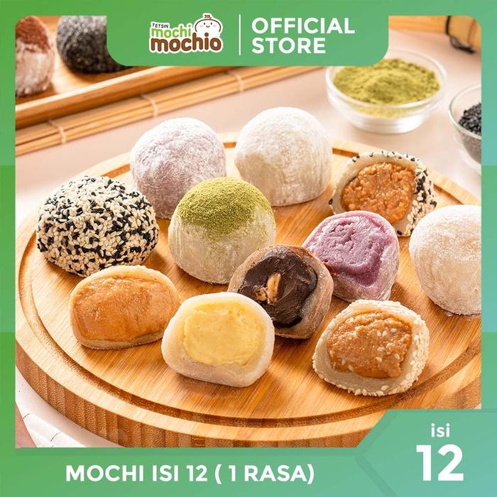 

OR6T Tetsin Mochi Mochio - Mochi Tradisional 12 Pcs 1 Rasa