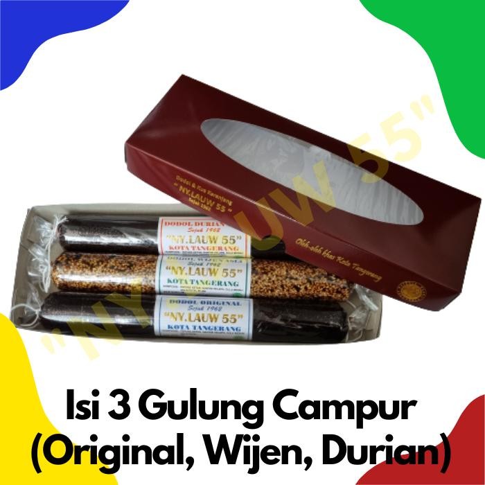 

OR6T Dodol Ny.Lauw55 Paket 3 (Isi 3 Varian Rasa) Asli