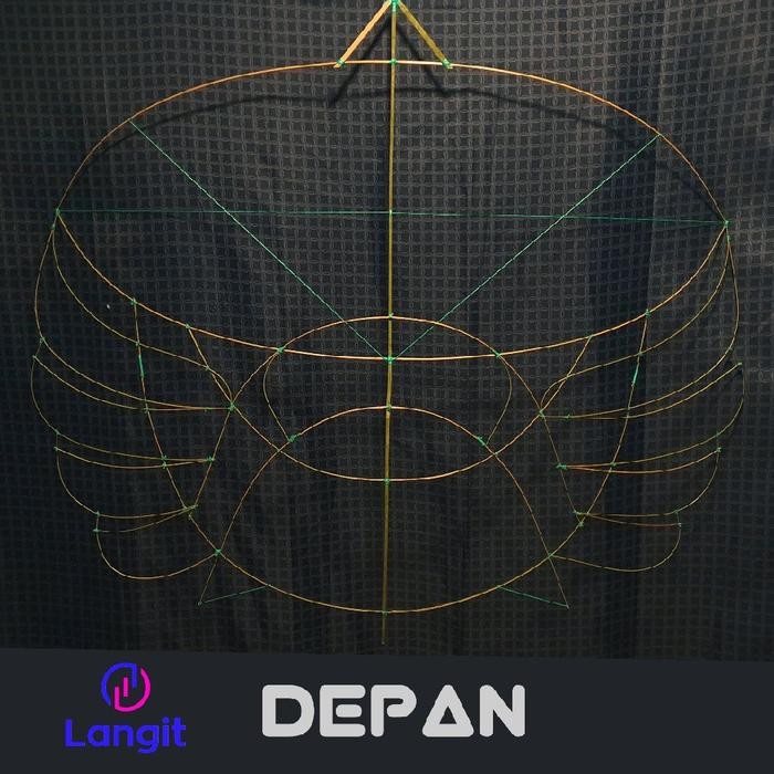 (Allthebest) [ Kerangka layangan ] Kerangka Ram raman 1,5 meter / 150 cm / Arku layangan ram raman