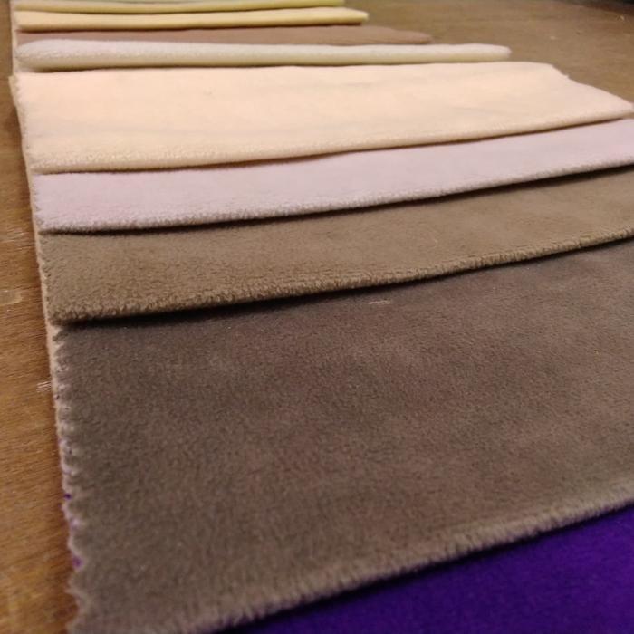 RJ2Y Kain Bludru / Beludru Bulu Boneka - Teddy (Furniture, Sofa, Kursi)