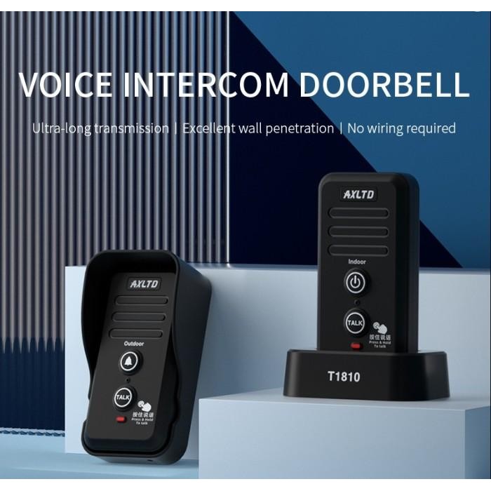 bell dua audio Intercom bel interkom wireless doorbell rumah office