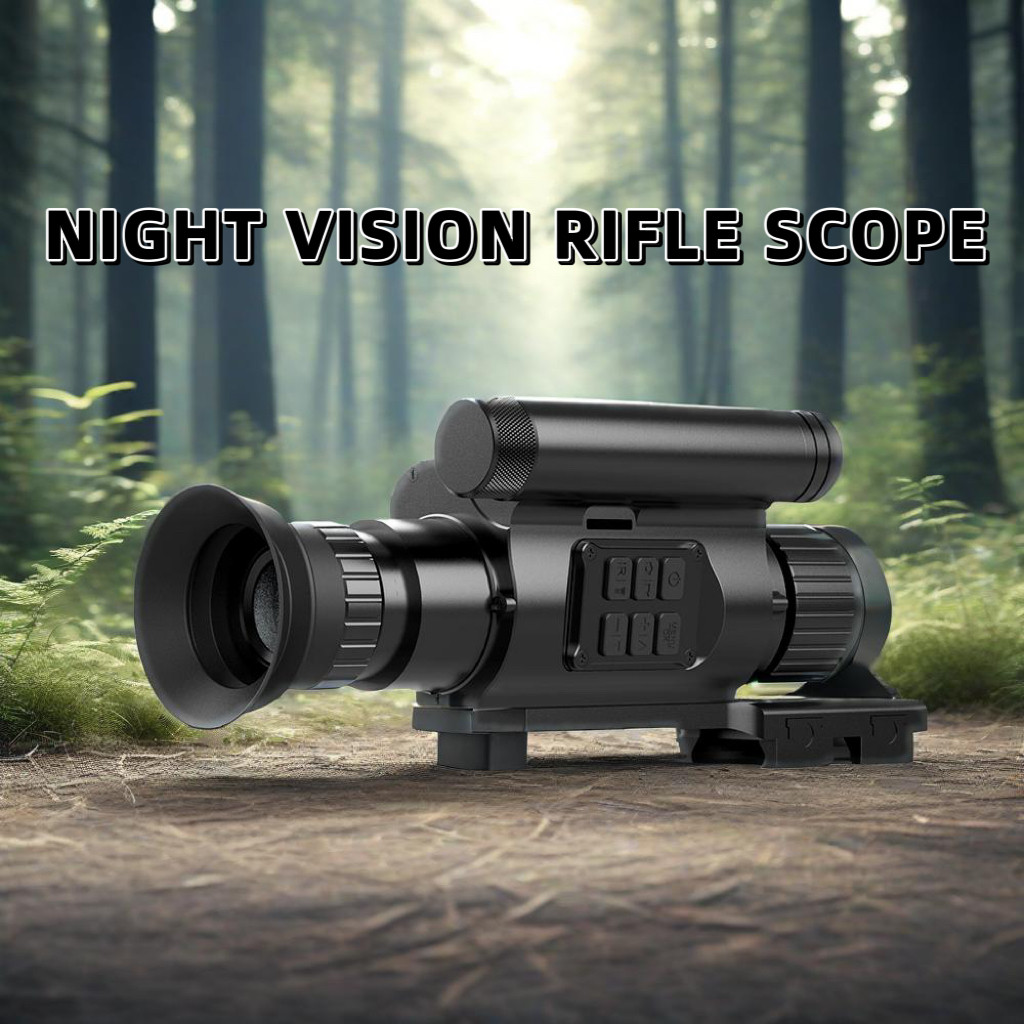 tokocikiniii Night Vision Riflescope Monocular Hunting Scopes Clip-on Night Vision Hunting Camera Ca