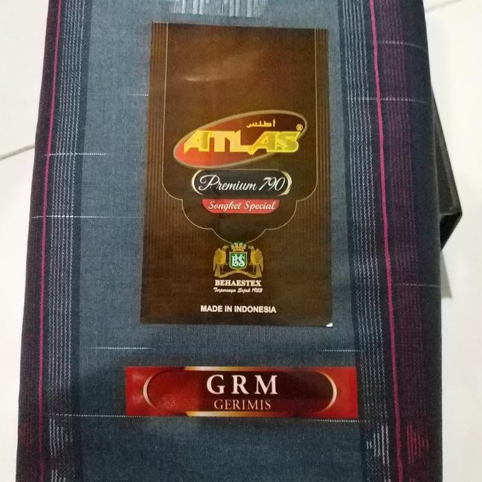 ASLI Sarung Atlas Songket Special Premium 790 Tumpal Kembang READY STOCK