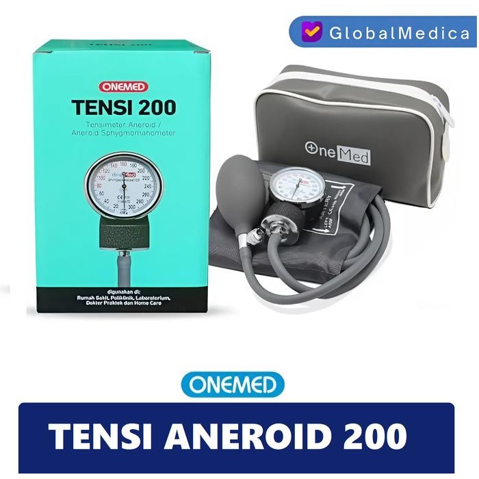 Onemed Tensimeter Aneroid 200 - Tensimeter Clock - Tensimeter Jam