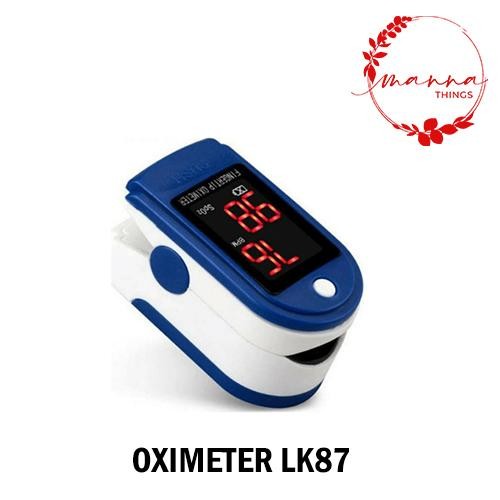 Oximeter Oxymeter Fingertip Pulse LED alat ukur oksigen LK87
