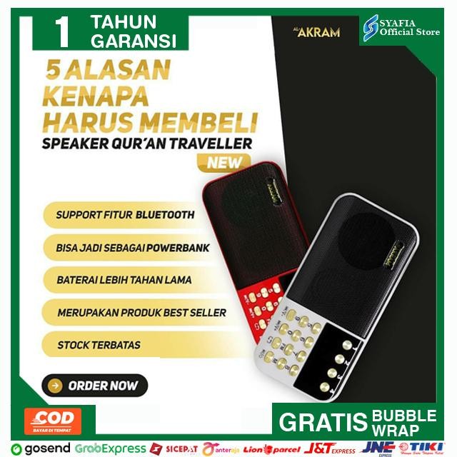 Speaker AlQuran Quran Murottal Murotal Digital 30 Juz Akram Travellerr