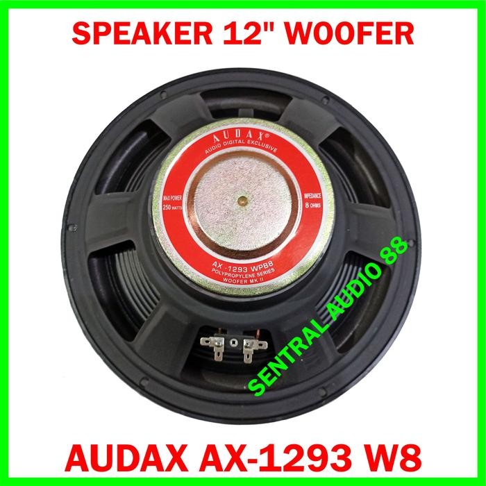 Woofer Audax AX 1293W Speaker 12inch Audax AX 1293 W 12 inch ORIGINAL