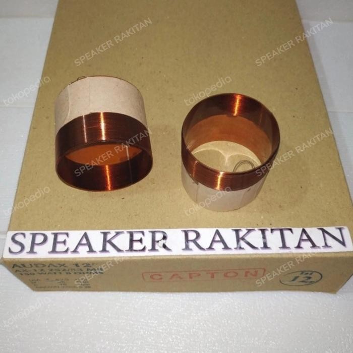 Spul spool voice coil Speaker Audax 12 inch AX-12252/53 M8 (49,5mm)