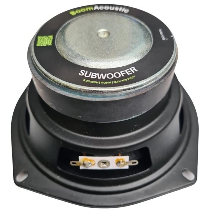 Speaker Subwoofer 5.25 Inch 100W 4 Ohm Bass Woofer 5.25 Inci 100 Watt