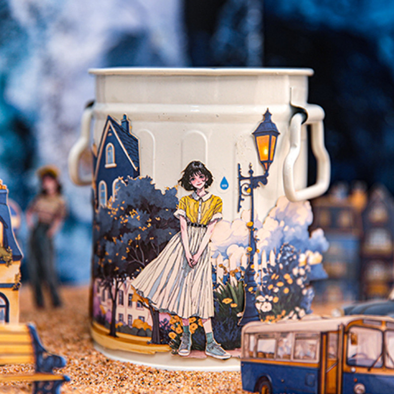 

60pcs Building a Dream Diary Series Stickers DIY Handbook Material Scrapbooking Picture