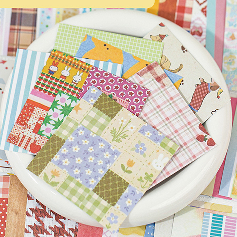 

4Style 48Pcs/bag Pocket Magic Sticker Book Handbook Material Decorative Stickers DIY