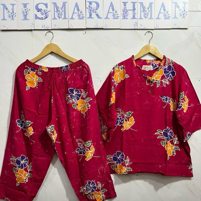 GR11 Setelan Batik Sunan Ori - Super Jumbo Tangan 3/4 - Celana Panjang