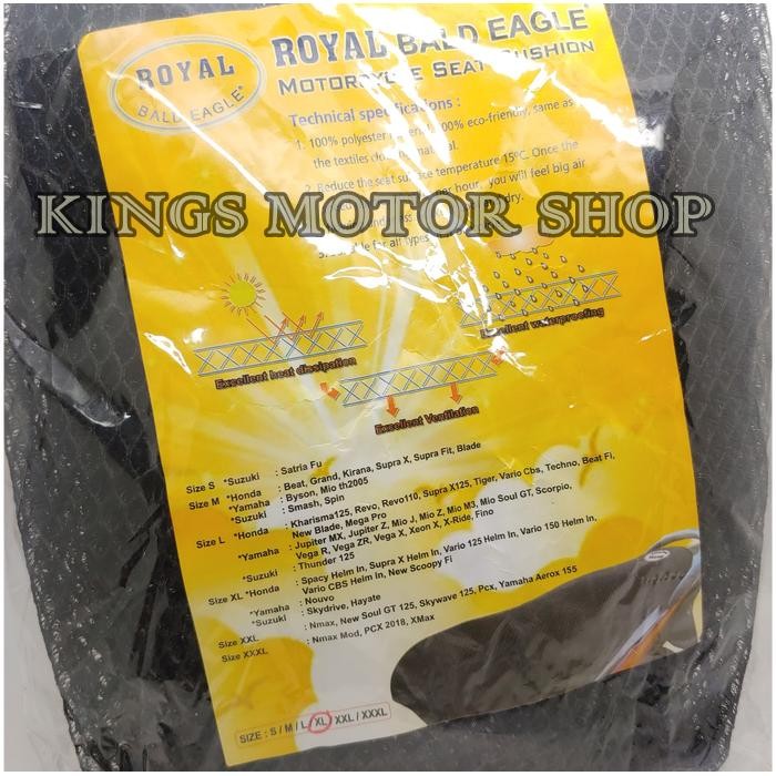 Sarung Jok Jaring Jok Motor Royal Bald Eagle Honda Vario, Beat, Scoopy
