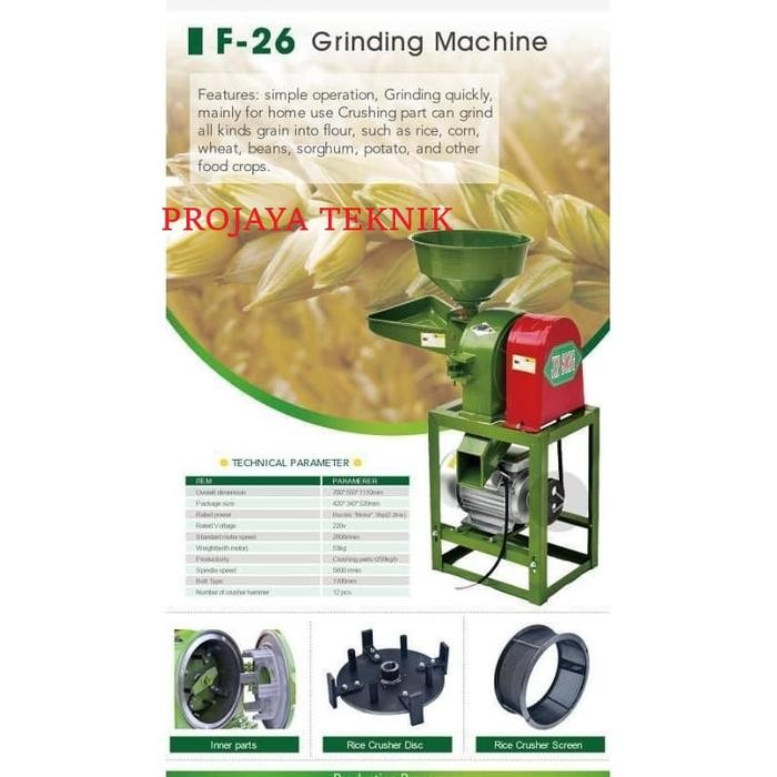 MESIN GILING TEPUNG / PENEPUNG 250KG/JAM TANPA ENGINE