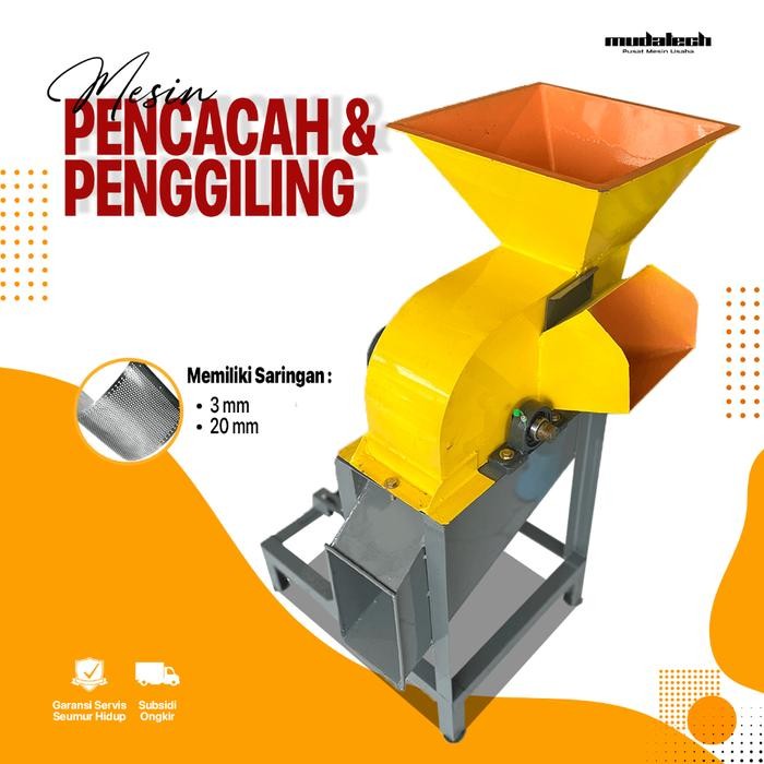 Mesin Cacah Rumput Batang MINI Multifungsi Pencacah Rumput Kecil