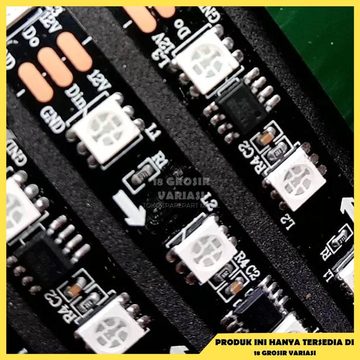 Lampu Strobo Kaca Truk Strobo 4 Baris 12 Volt 24 Volt Setting Via HP Android Strobo Bus Kaca Depan