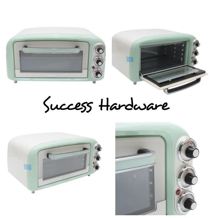 ARIETE OVEN PEMANGGANG LISTRIK / OVEN TOASTER VINTAGE 18 LTR - GREEN