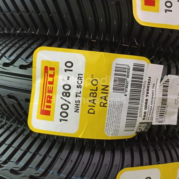 BAN PIRELLI DIABLO RAIN 100/80 R 10 - VESPA MINI GP