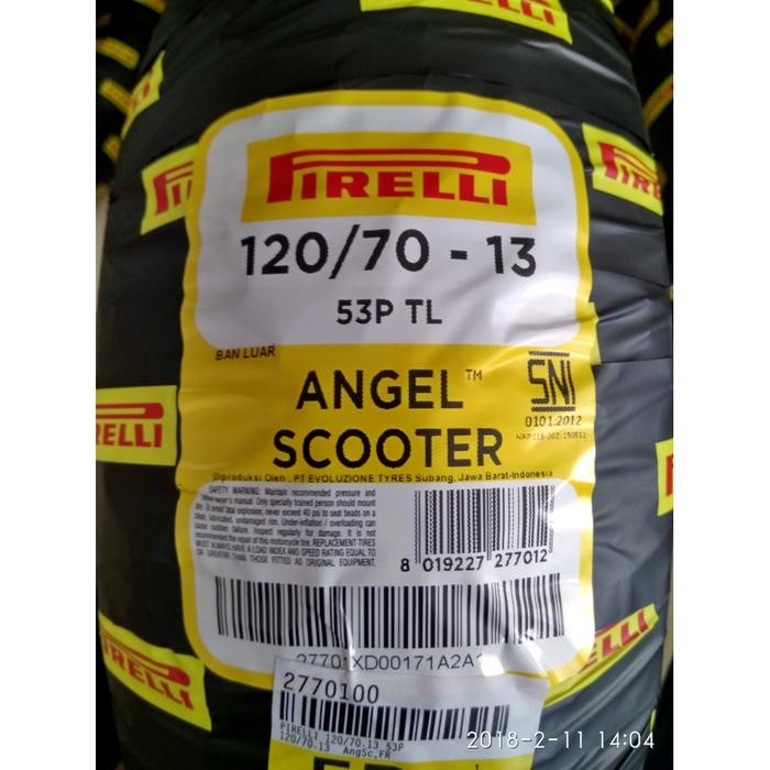 BAN PIRELLI ANGEL SCOOTER 120/70 13