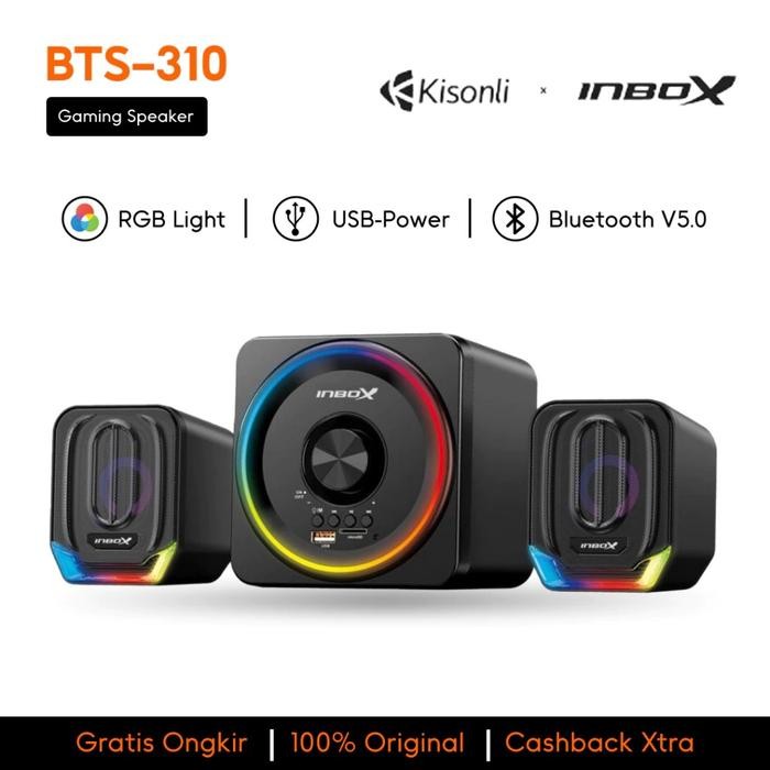 Kisonli X Inbox Bass Speaker Bluetooth Subwoofer 2.1 Inbox Bts310 Subwoofer Speaker Aktif