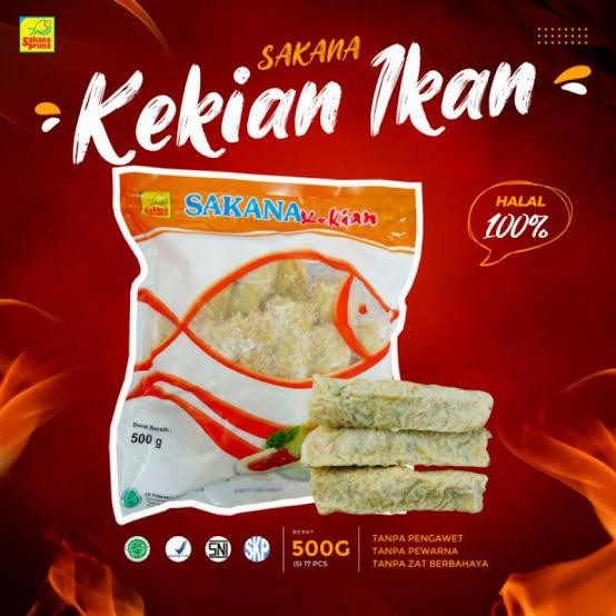 

4ZMI Indo Prima Sakana Kekian 500 Gram Isi 13-14 Pcs