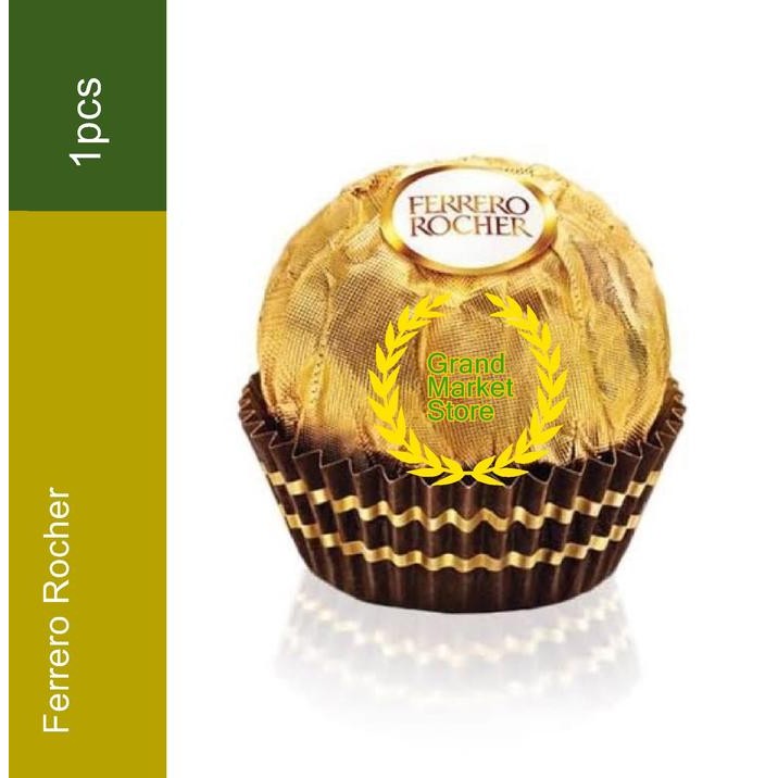 

4ZMI Ferrero Rocher Coklat Eceran 1 Pcs (1 Butir) Fererro Rocher Cokelat