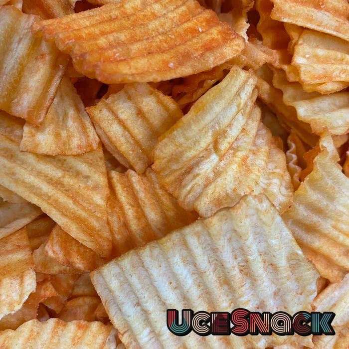 

4ZMI Chuba Kripik Singkong Balado / Keripik Chuba Kiloan 1/2Kg 500Gram