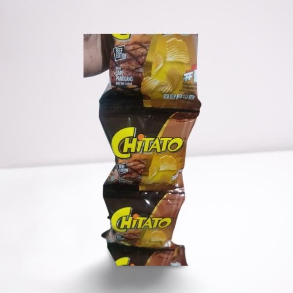 

4ZMI Snack Keripik Kentang Chitato Sapi Panggang Renceng ( 10Pcs ) Cemilan