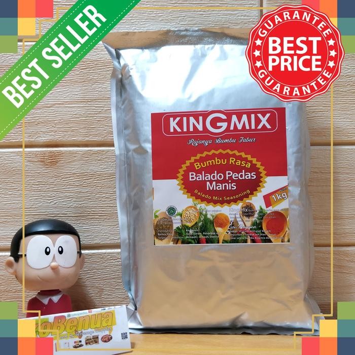 

4ZMI Bumbu Tabur Rasa Balado 1 Kg Untuk Kentang Makaroni Keripik Snack