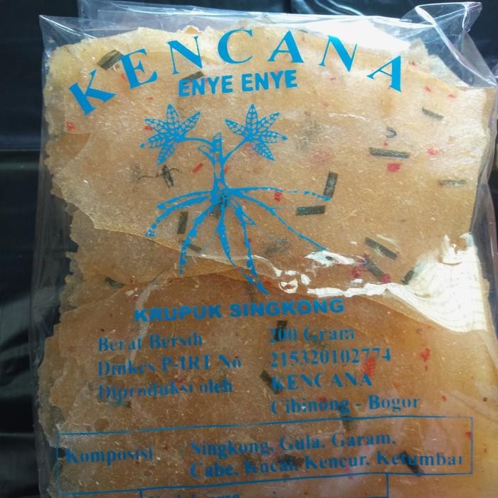 

4ZMI Krupuk Singkong Cap Kencana Enye Enye
