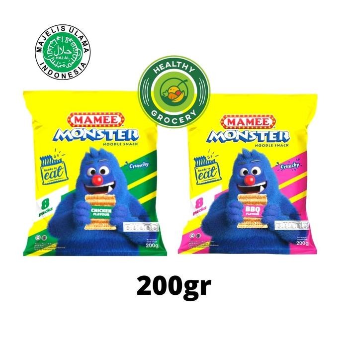

4ZMI Mamee Monster Noodle Snack Crunchy 200Gr Bbq / Chicken