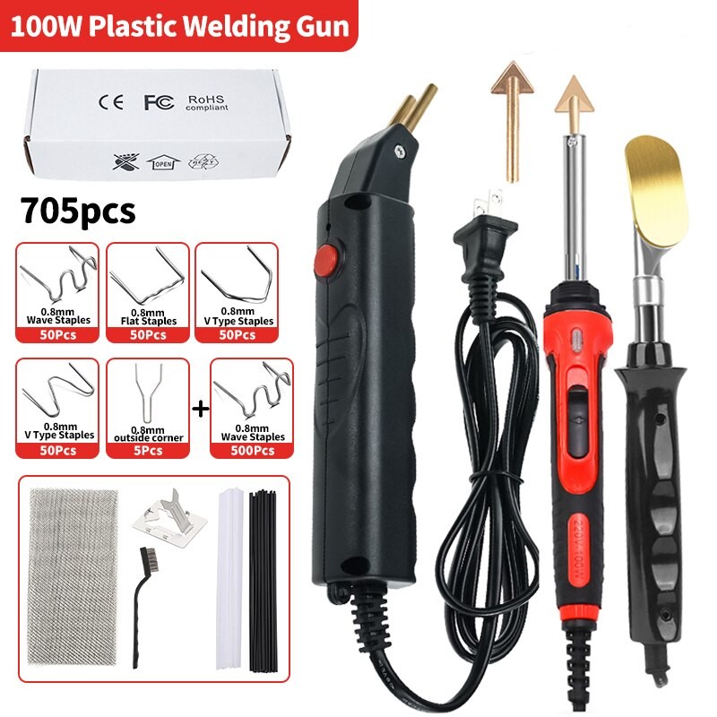 100W Car Bumper Repair Plastic Welding Machine Kit Plastic Welding