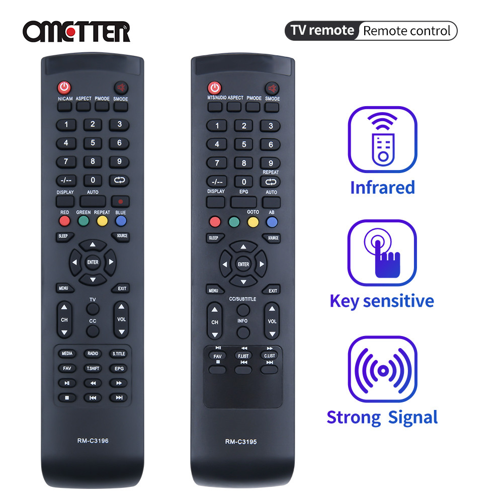 RM-C3195 RM-C3196 for JVC LCD HDTV TV Remote Control LT-48N530A