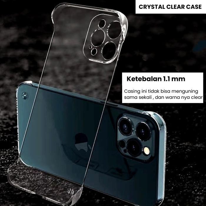 Crystal Clear Case Iphone 7 8 PLUS X XS XR 11 PRO MAX Casing Polos *