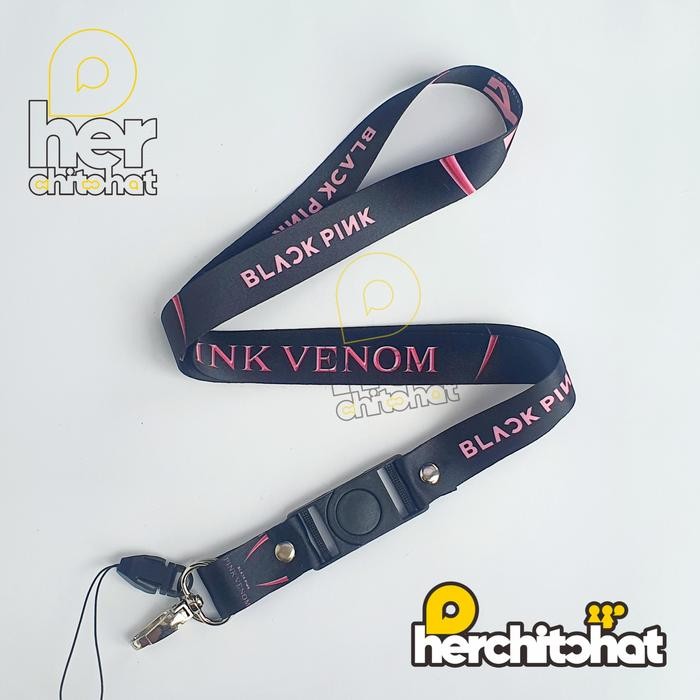 

TERLARIS Lanyard Blackpink - Pink Venom Un READY STOCK