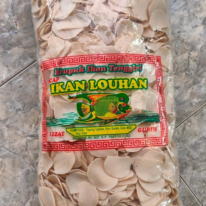 

IOI2 Kerupuk Ikan Tenggiri Louhan Bulat Mentah 1 Kg
