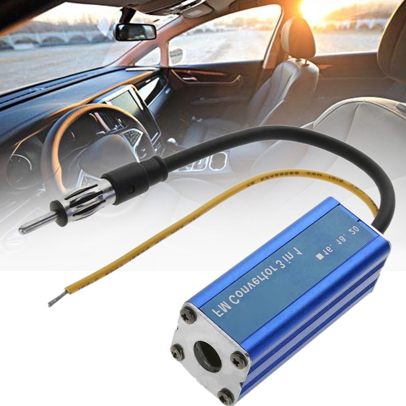 3 in 1 Car Frequency Changer Converter Antenna Radio FM Band Expander