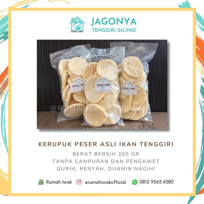 

IOI2 Kerupuk Peser Ikan Tenggiri Palembang 200 Gram