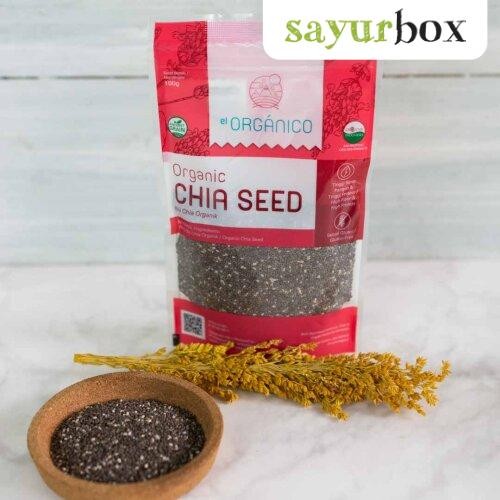 

IOI2 El Organico Chia Seed Organik 100 Gram 100 Gram Sayurbox
