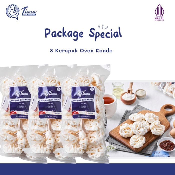 

IOI2 Paket Kerupuk Oven Konde Tiara Snack Bangka/Kerupuk Oven