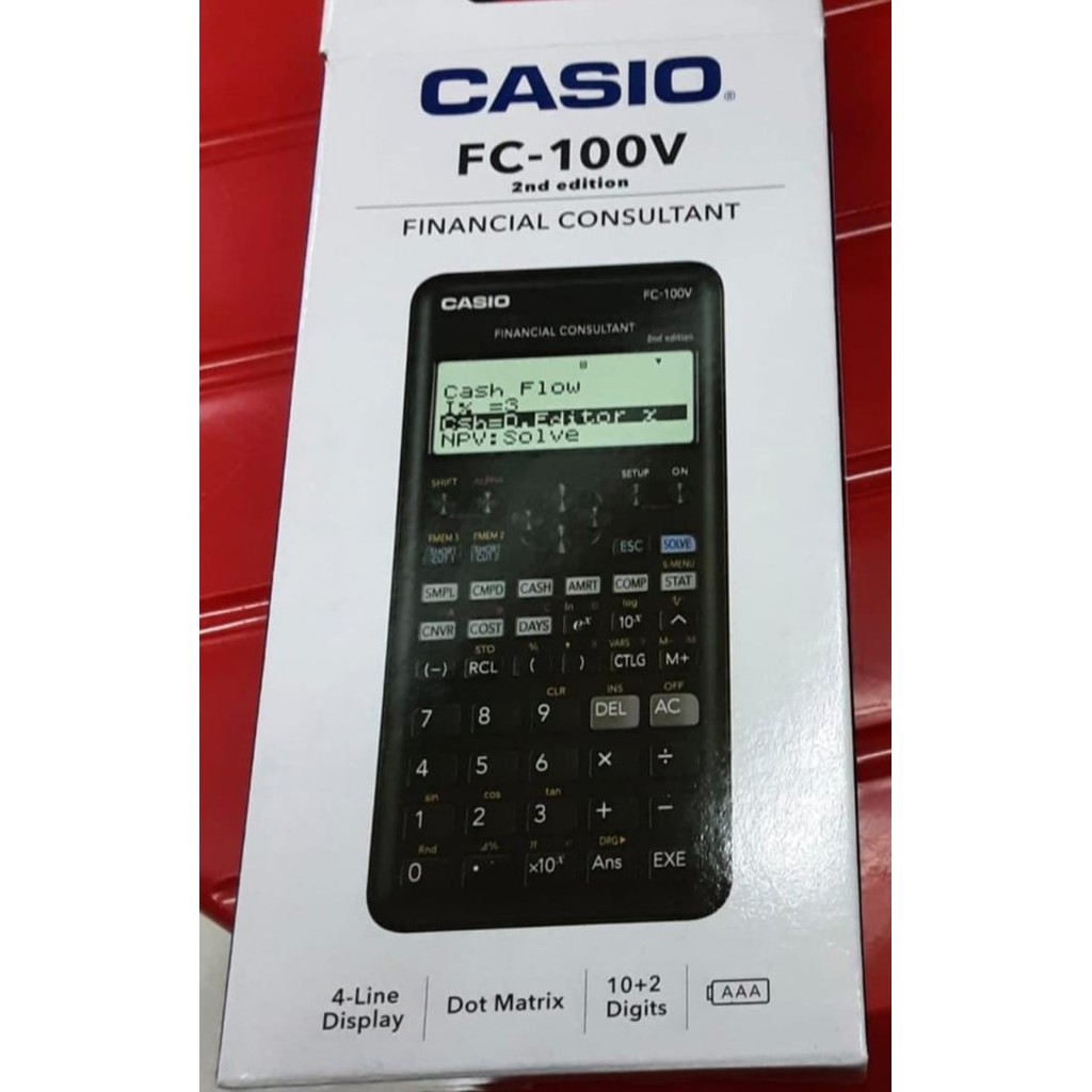 

CASIO FC 100 V / CALCULATOR FINANCIAL