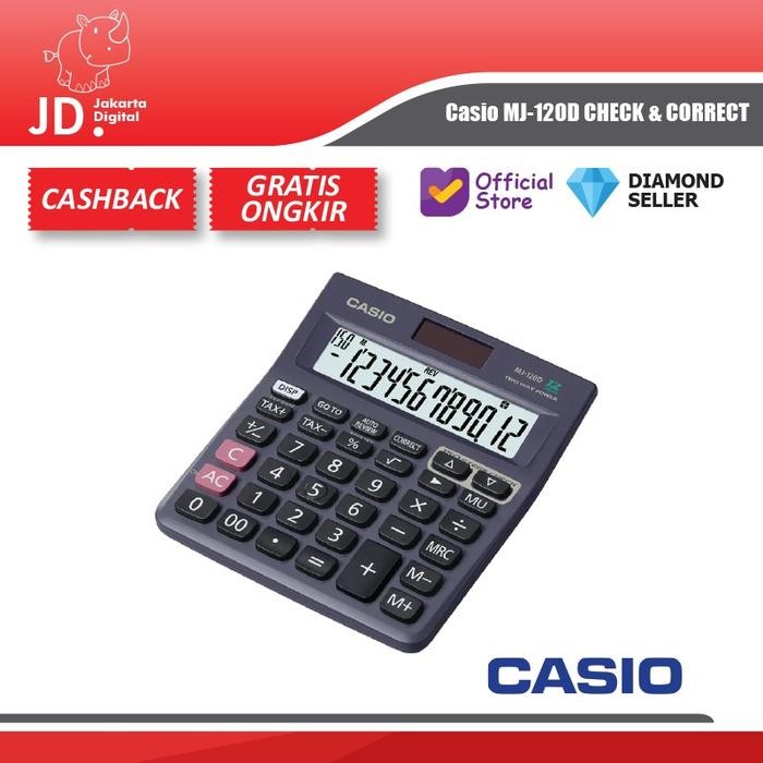 

CASIO MJ-120D CHECK & CORRECT KALKULATOR / CALCULATOR MJ 120D