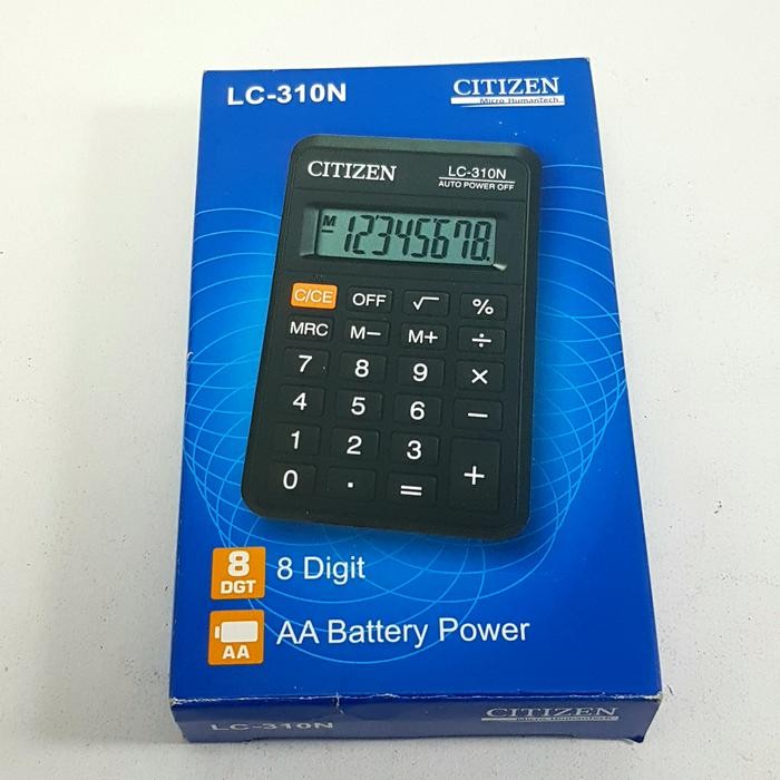 

KALKULATOR CITIZEN LC-310N 8 DIGIT KALKULATOR SAKU