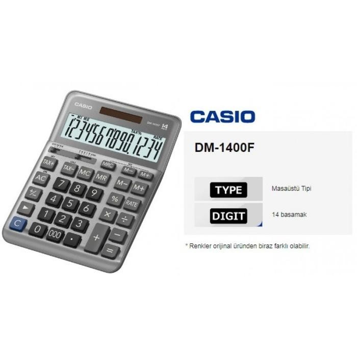

KALKULATOR CASIO DM 1400F -CASIO CALCULATOR DM 1400 F