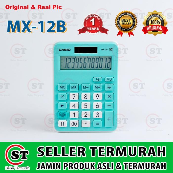 

CALCULATOR CASIO MX12 B KALKULATOR DESKTOP MEJA / KANTOR MX12B